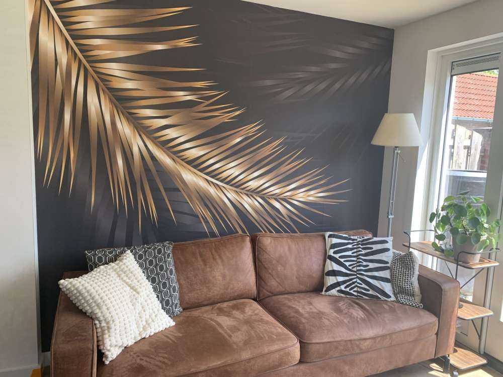 Sierlijke palmbladeren