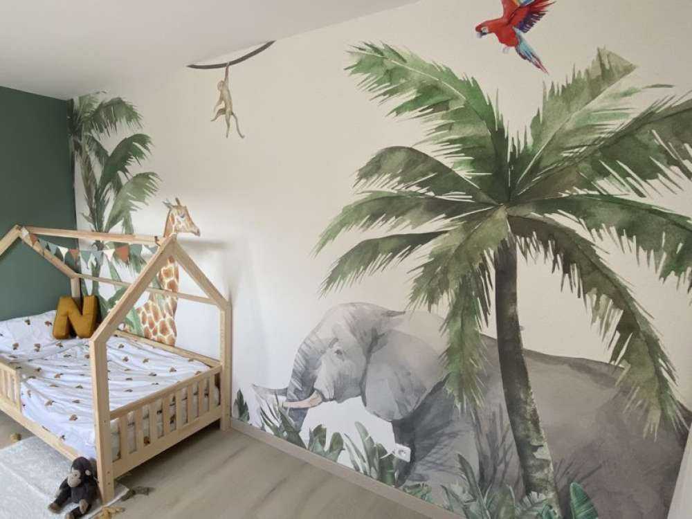 Kleurrijke jungle dieren