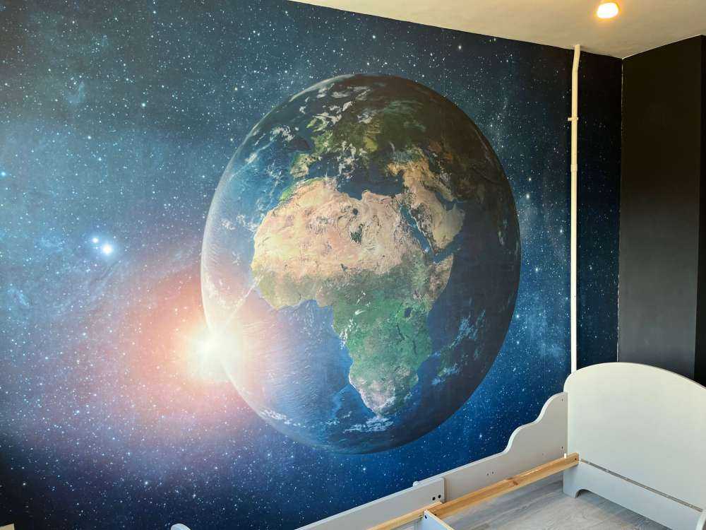 Uitzicht op de aarde