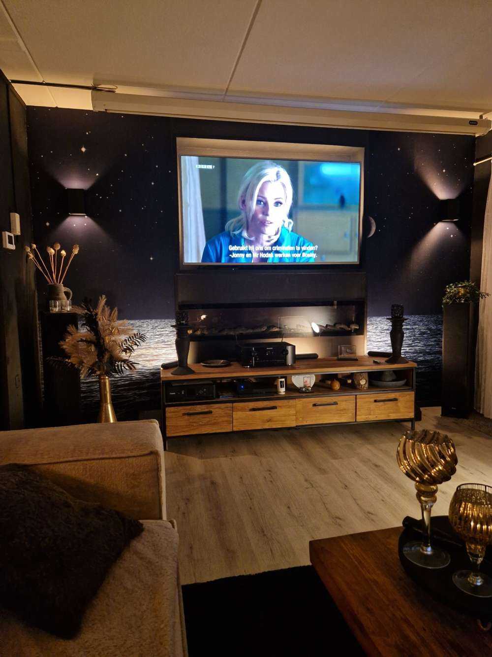 Sterrenhemel boven de zee