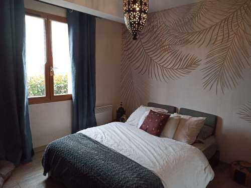 Beige gekleurde palmbladeren