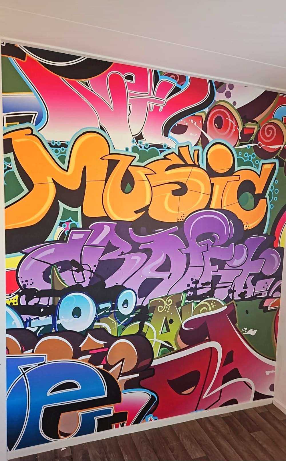 Getekende graffiti