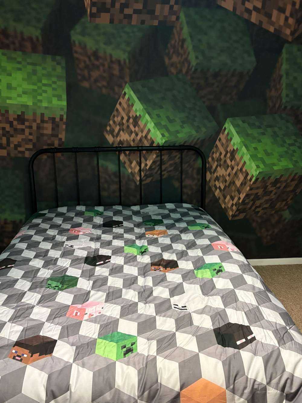 3D Minecraft gras blokken