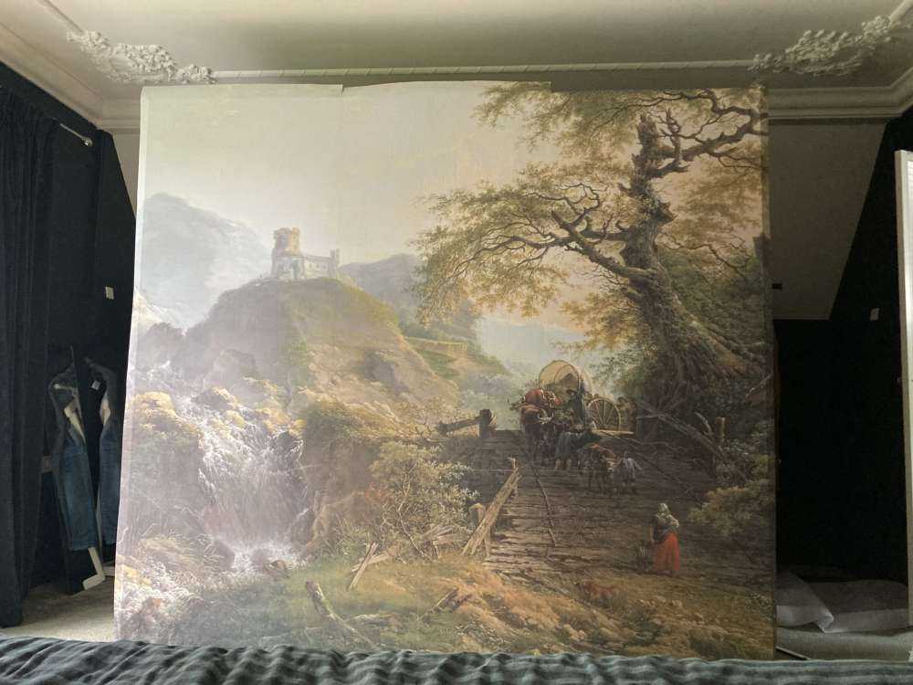 Berglandschap bij Düsseldorf