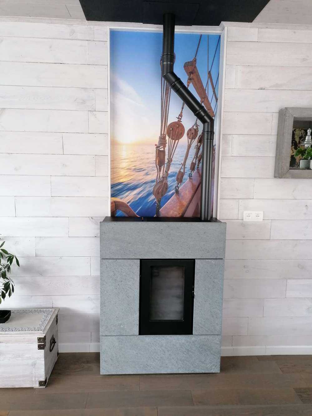 Zonsondergang zeilboot