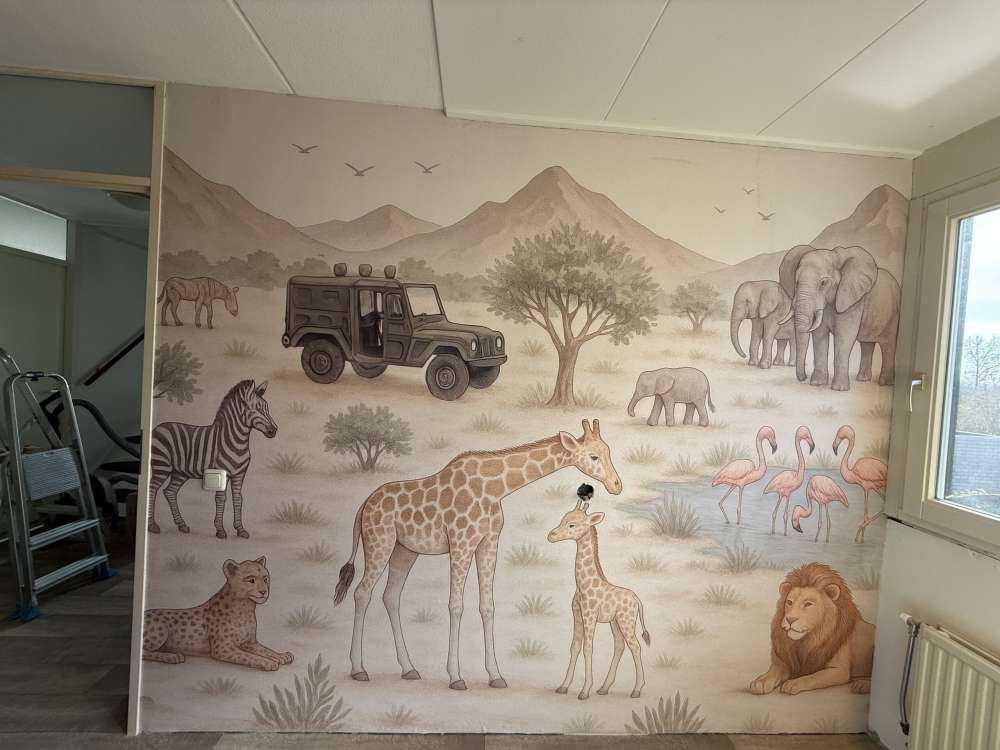 Avontuurlijke safari in de savanne