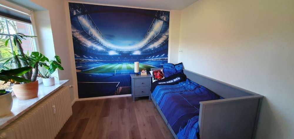 Wonderful blooming forest - green