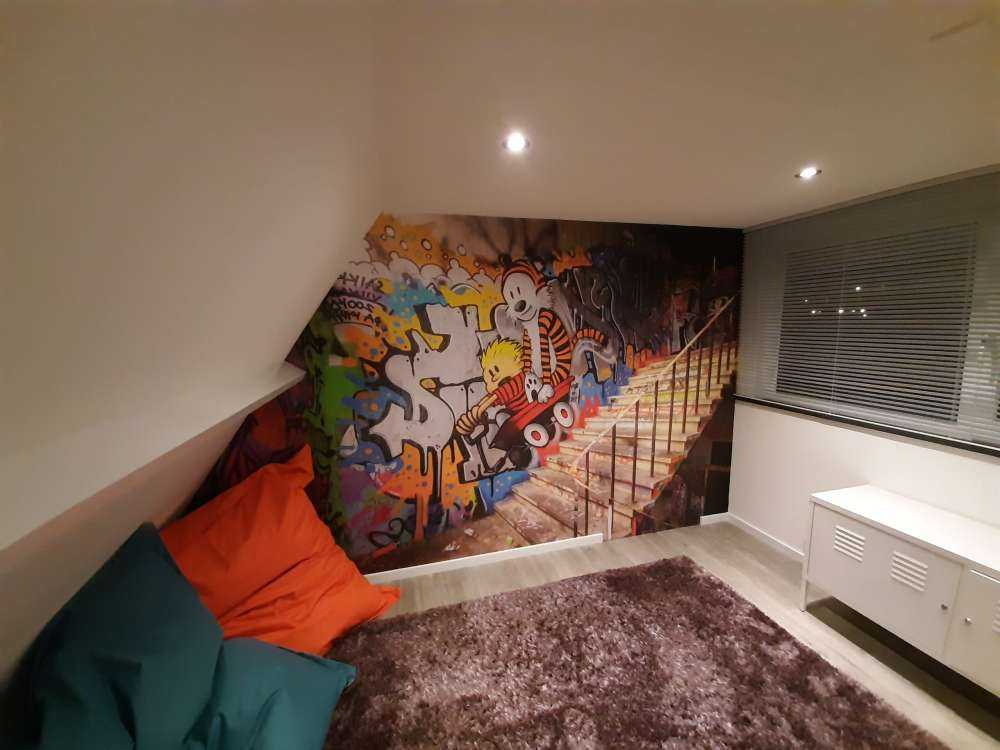 Graffiti met trap