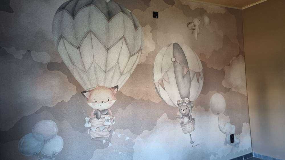 Vliegende dieren taupe