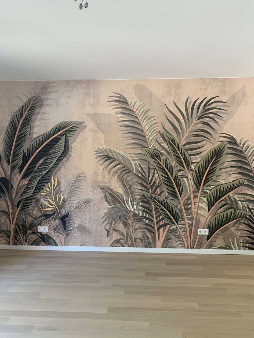 Vintage palmbomen