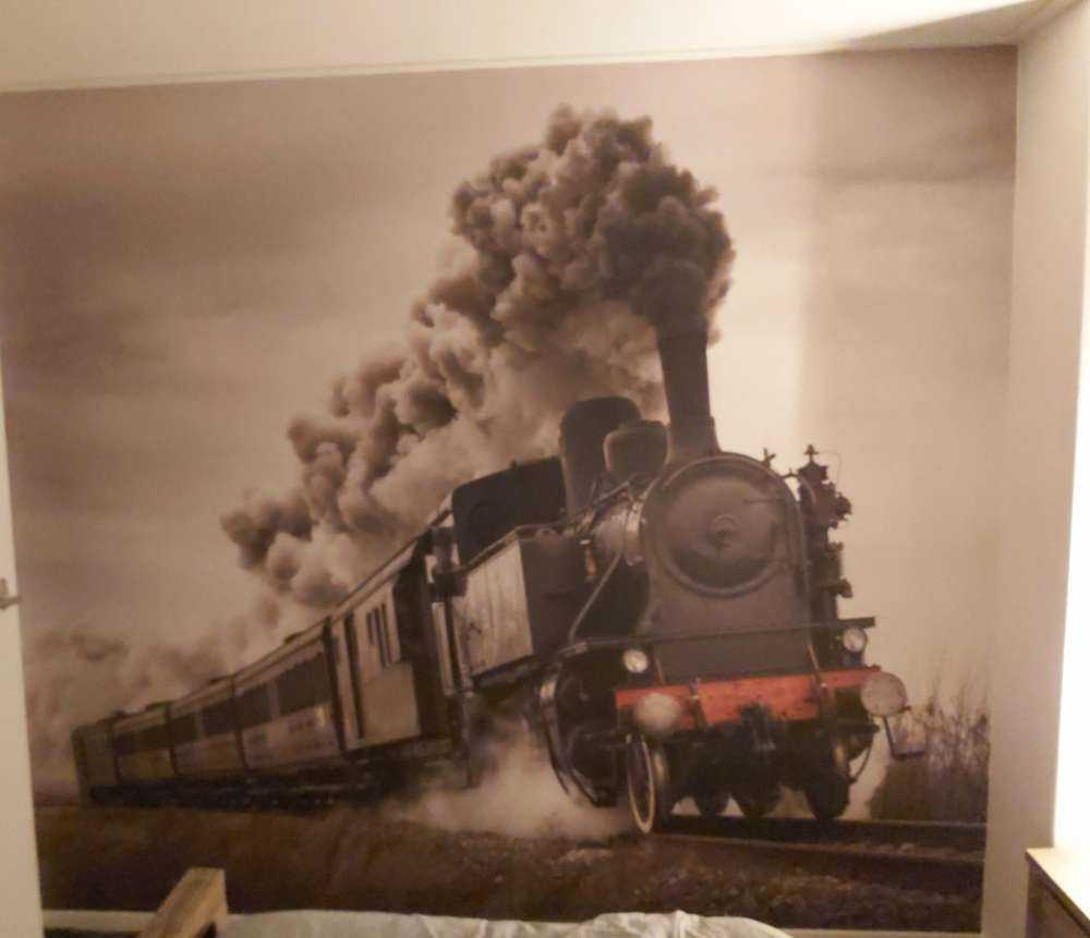 Vintage stoomtrein