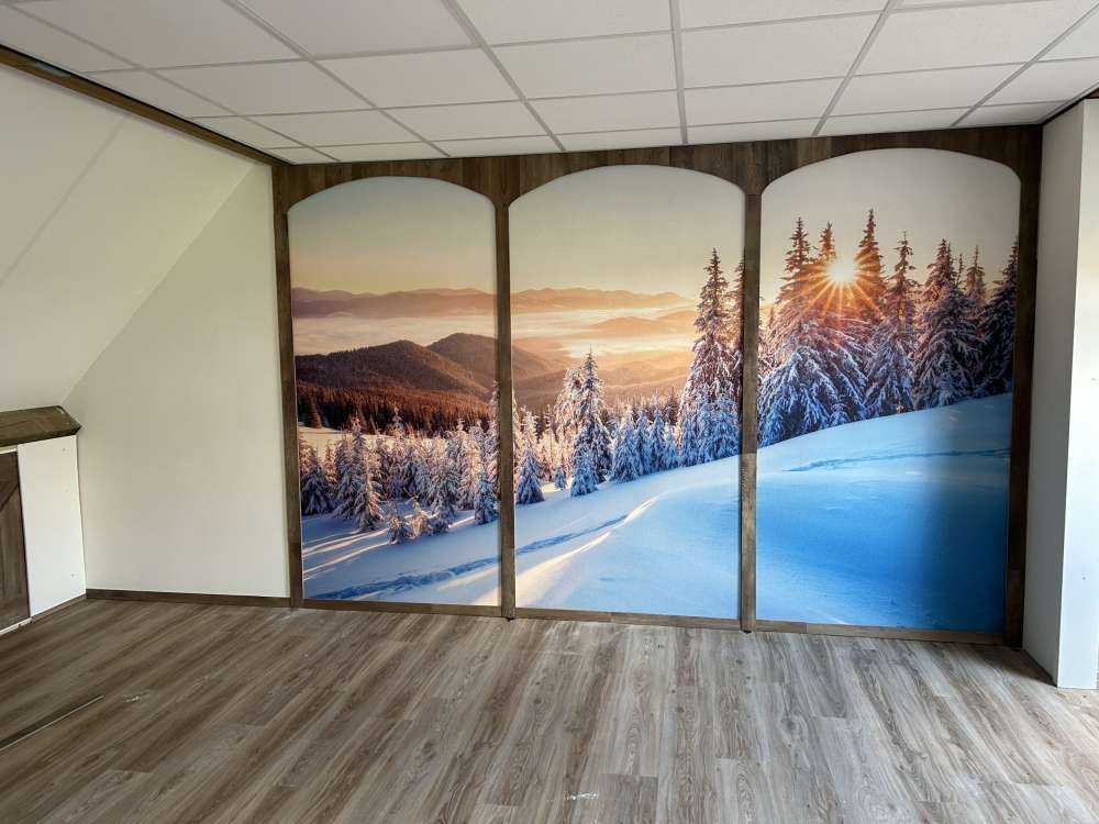 Winterochtend in de bergen