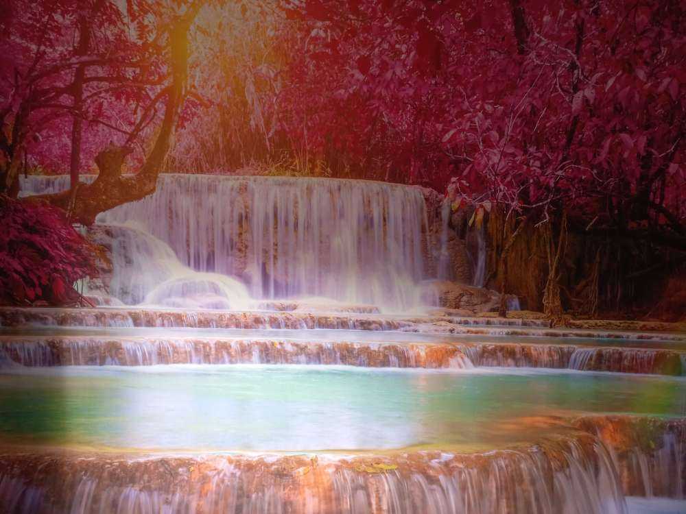 Watervallen in de jungle