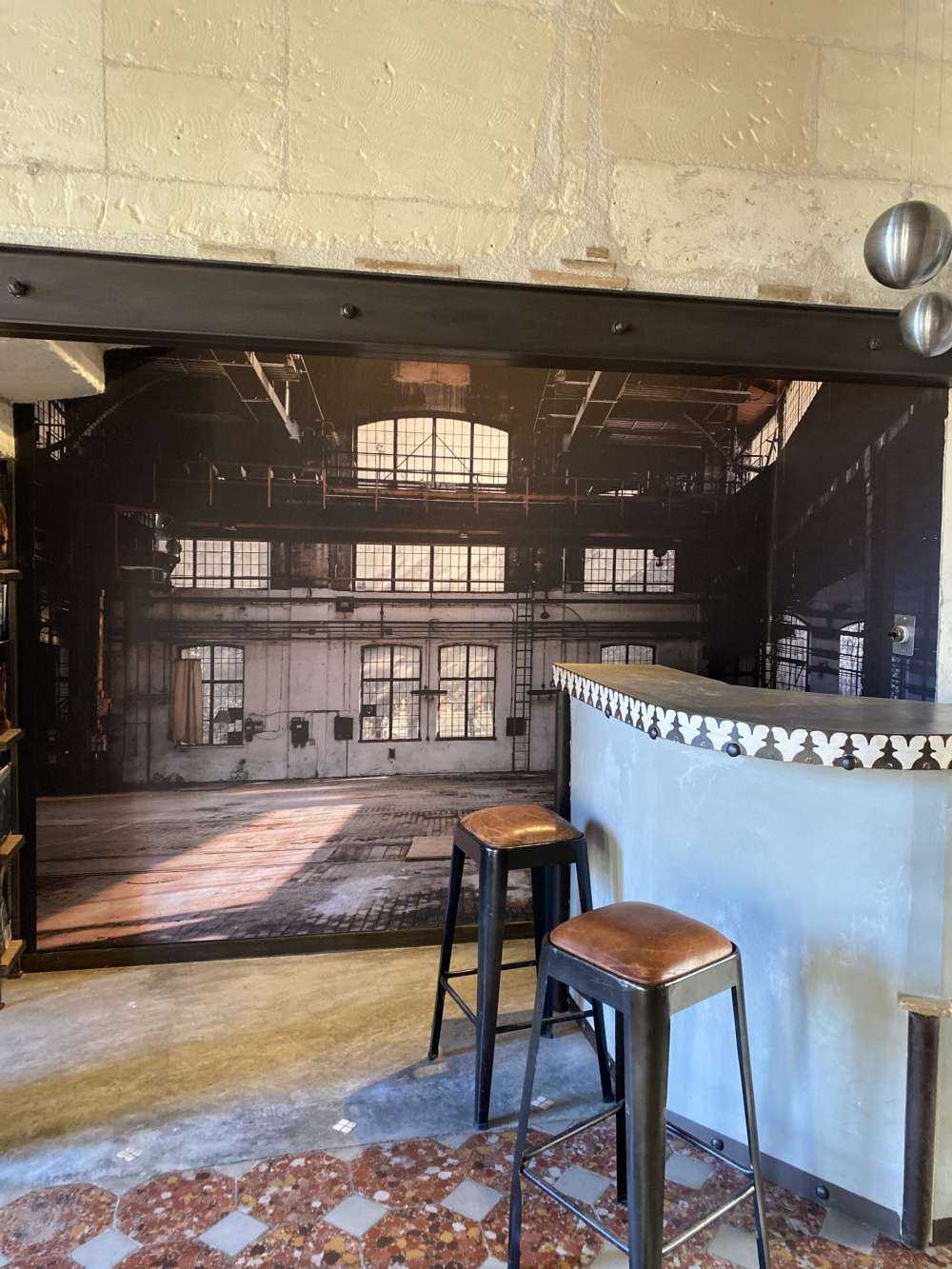 Verlaten industriële hal