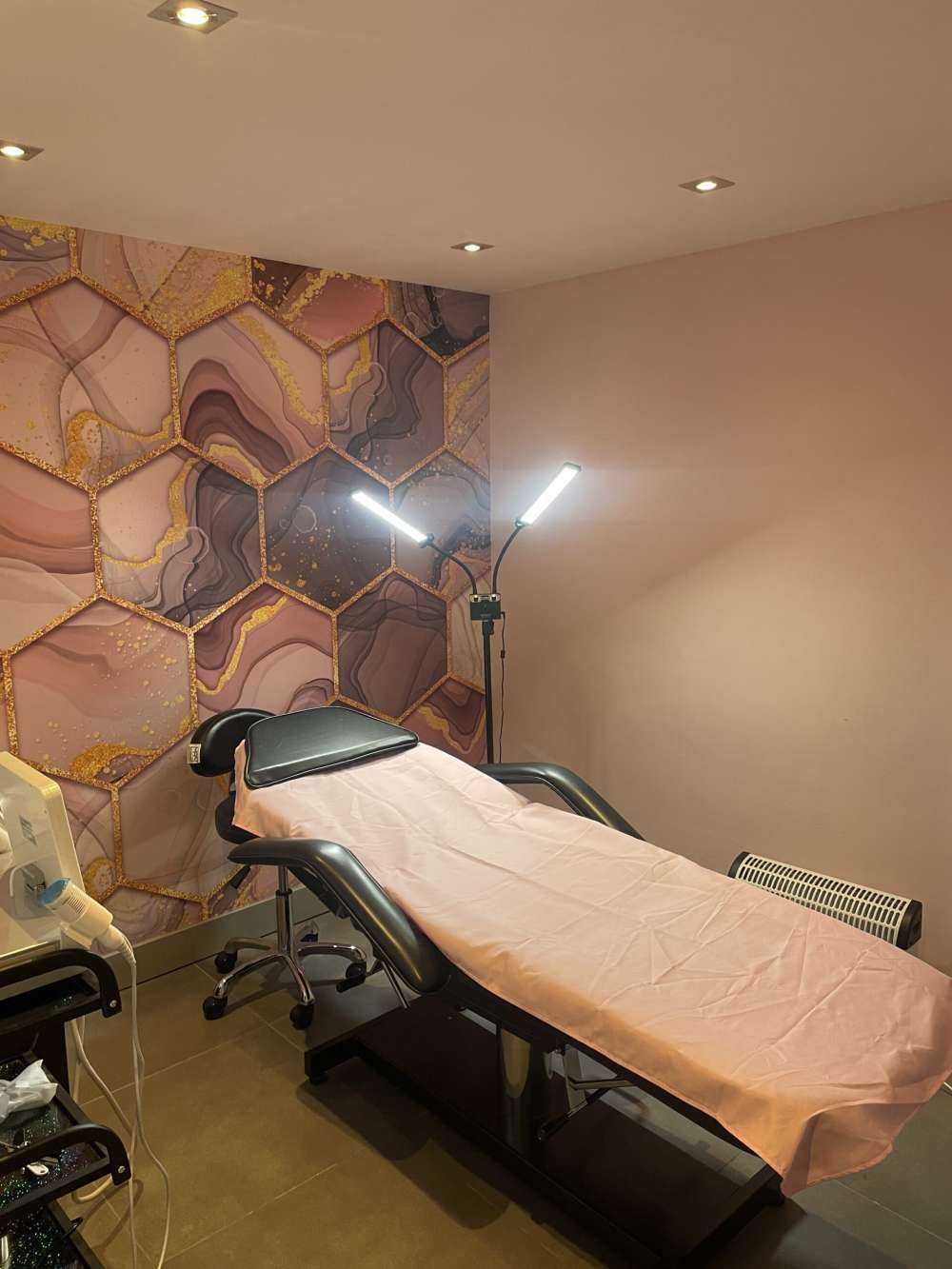 Kleurrijk honingraat