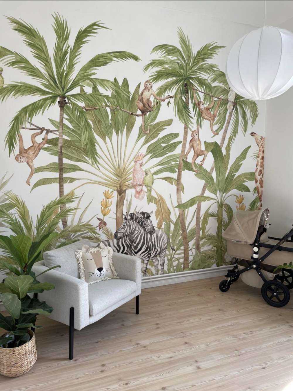 Waterverf jungle dieren