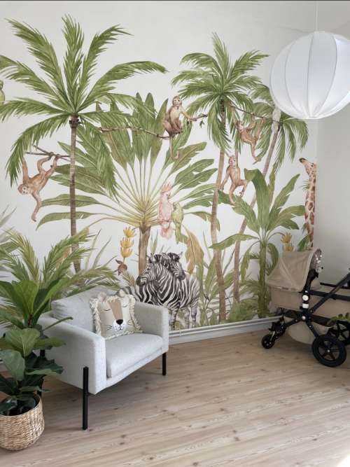 Waterverf jungle dieren