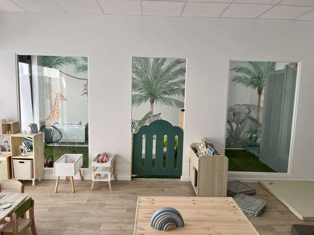 Dieren en palmbomen