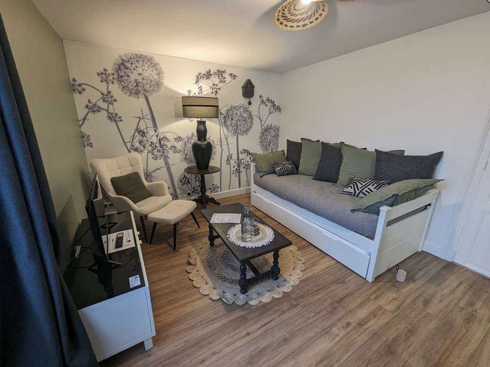 Meadow bloemen in zwart-wit