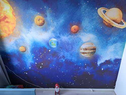 Planeten in de ruimte