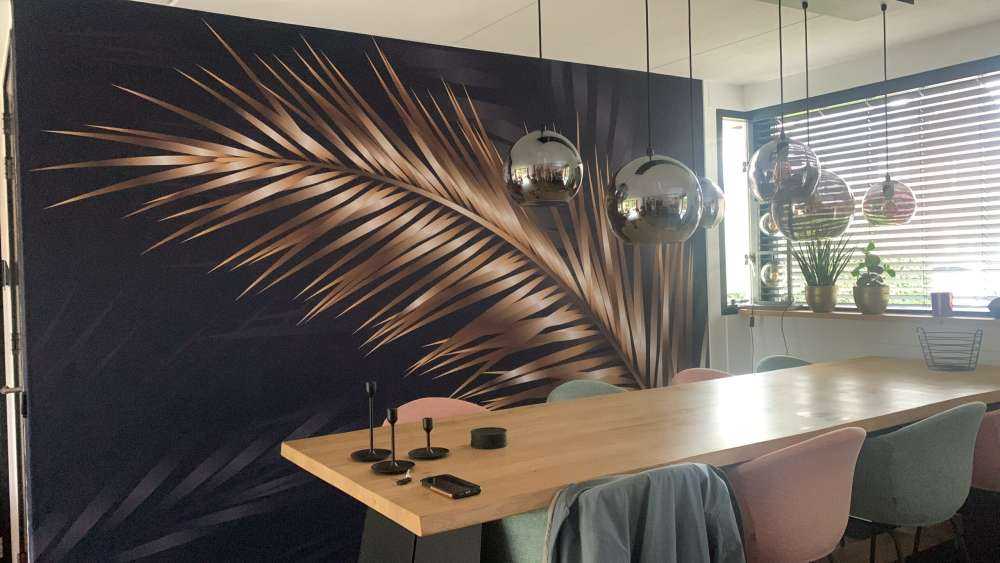 Sierlijke palmbladeren