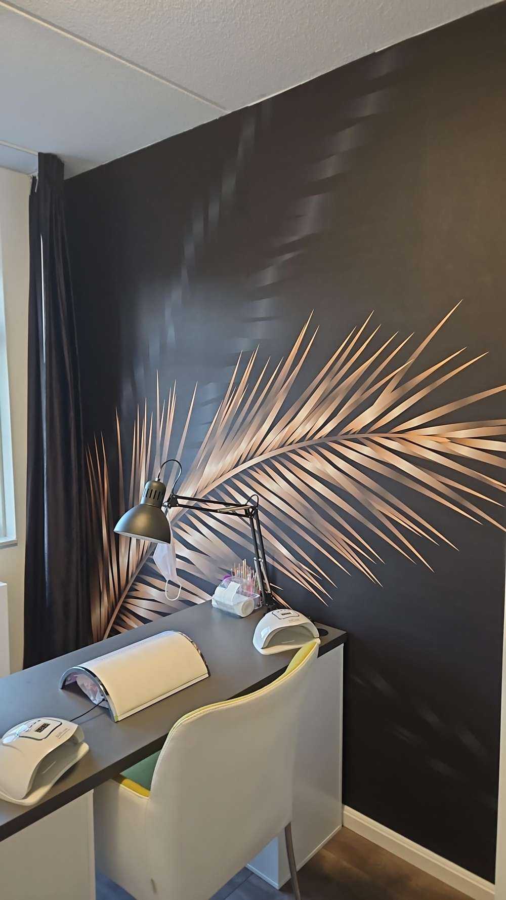 Sierlijke palmbladeren