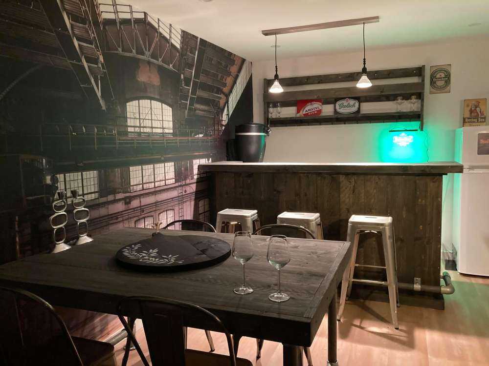 Verlaten industriële hal