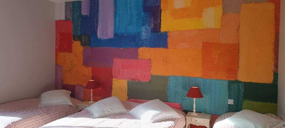 Kleurrijke vlakverdeling