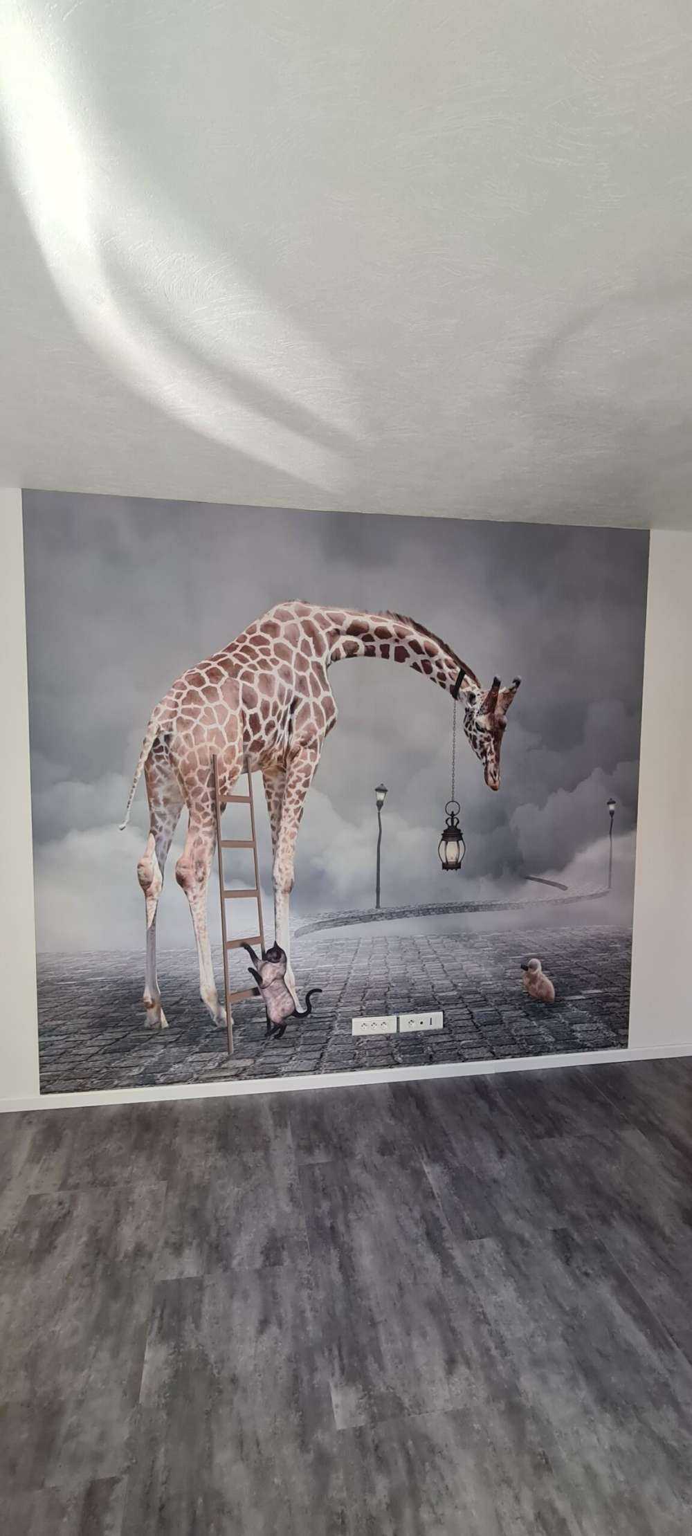 Fantasie landschap met dieren