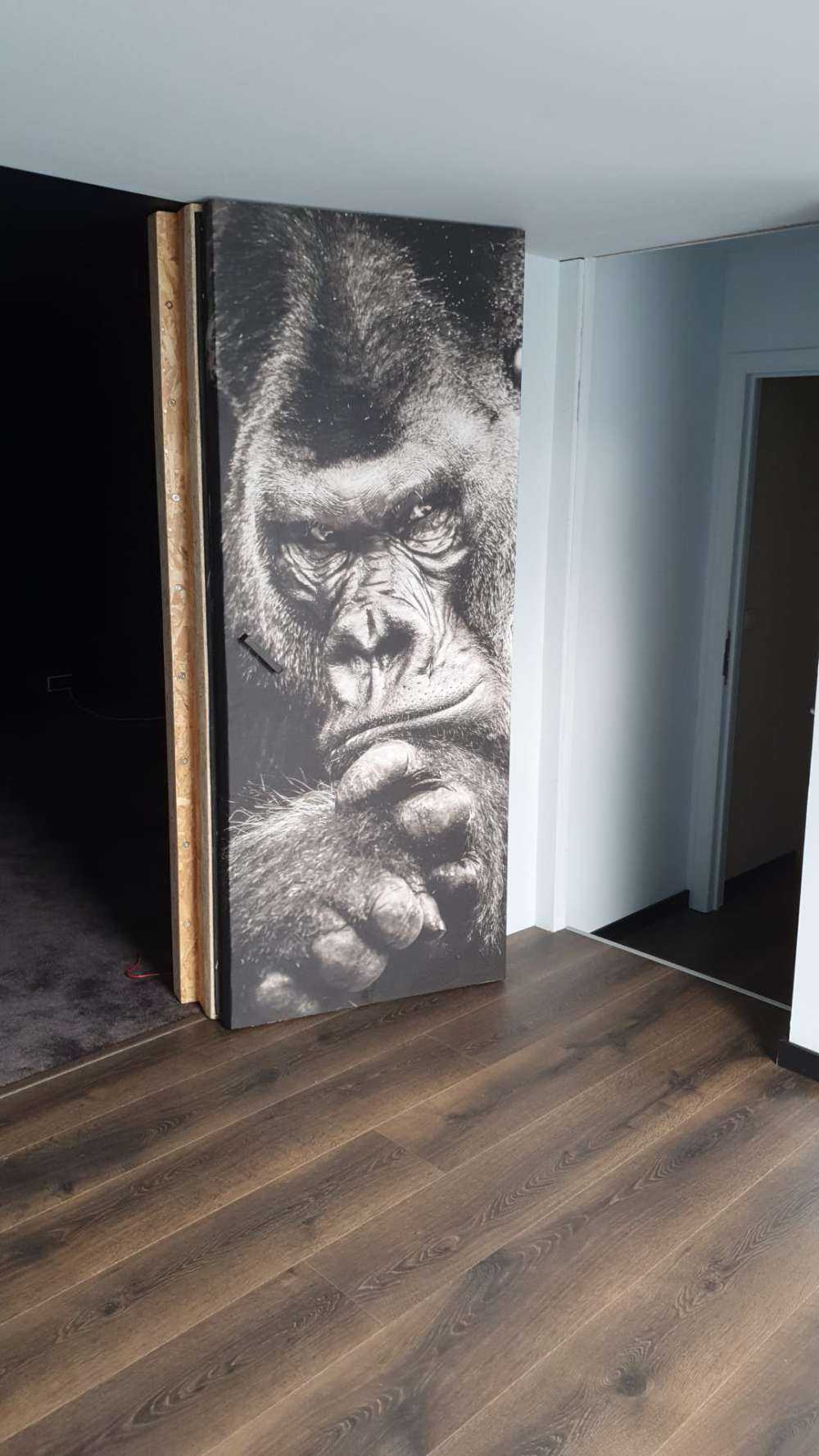 Close-up foto van een gorilla
