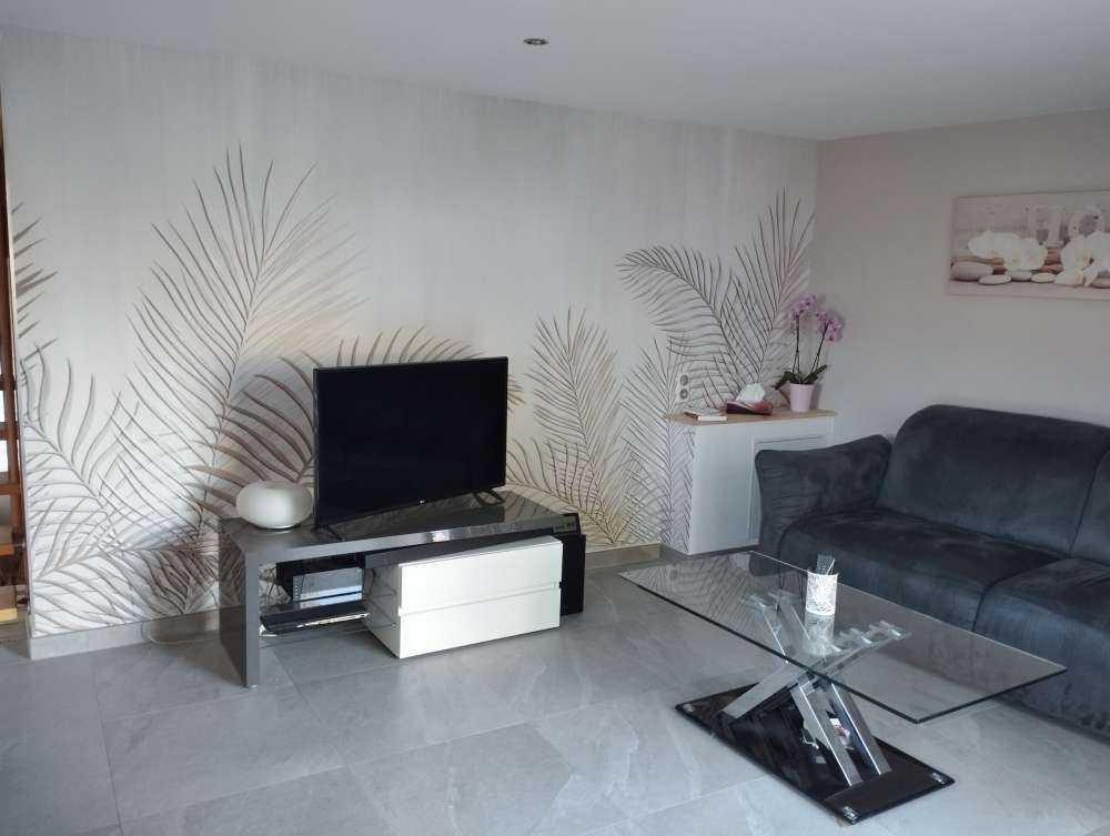 Beige gekleurde palmbladeren