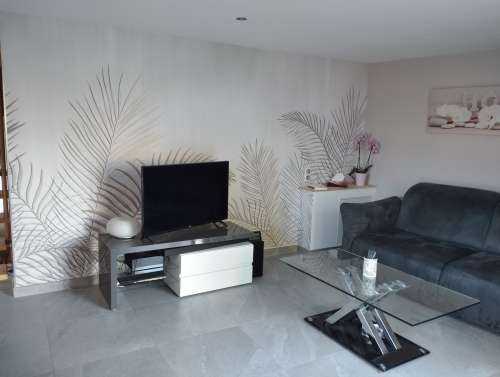 Beige gekleurde palmbladeren