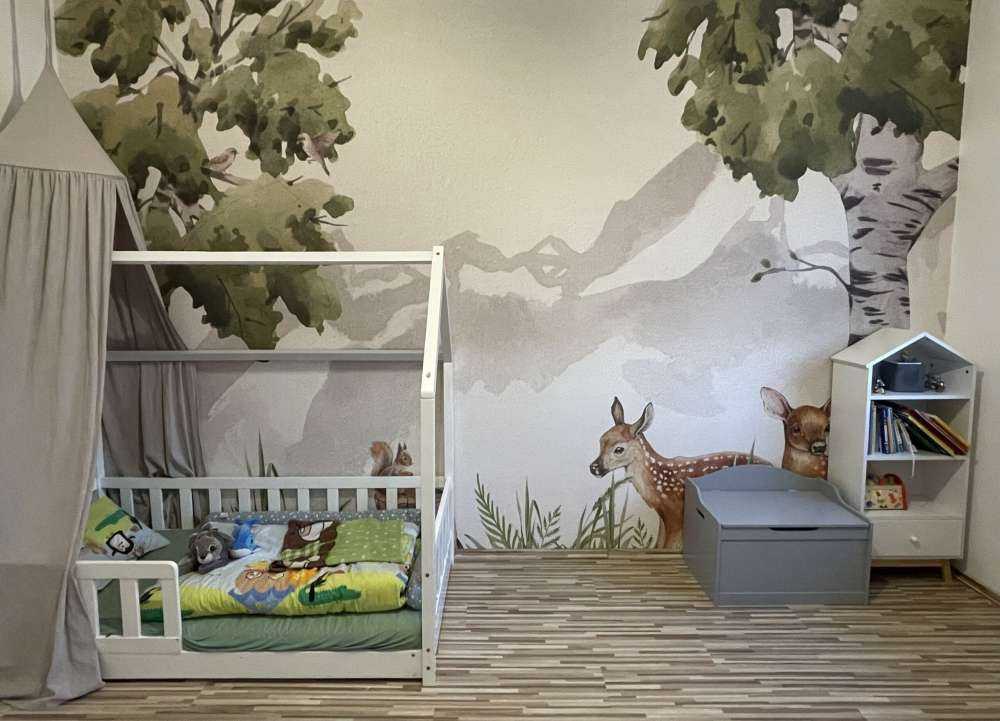 Twee hertjes in het bos