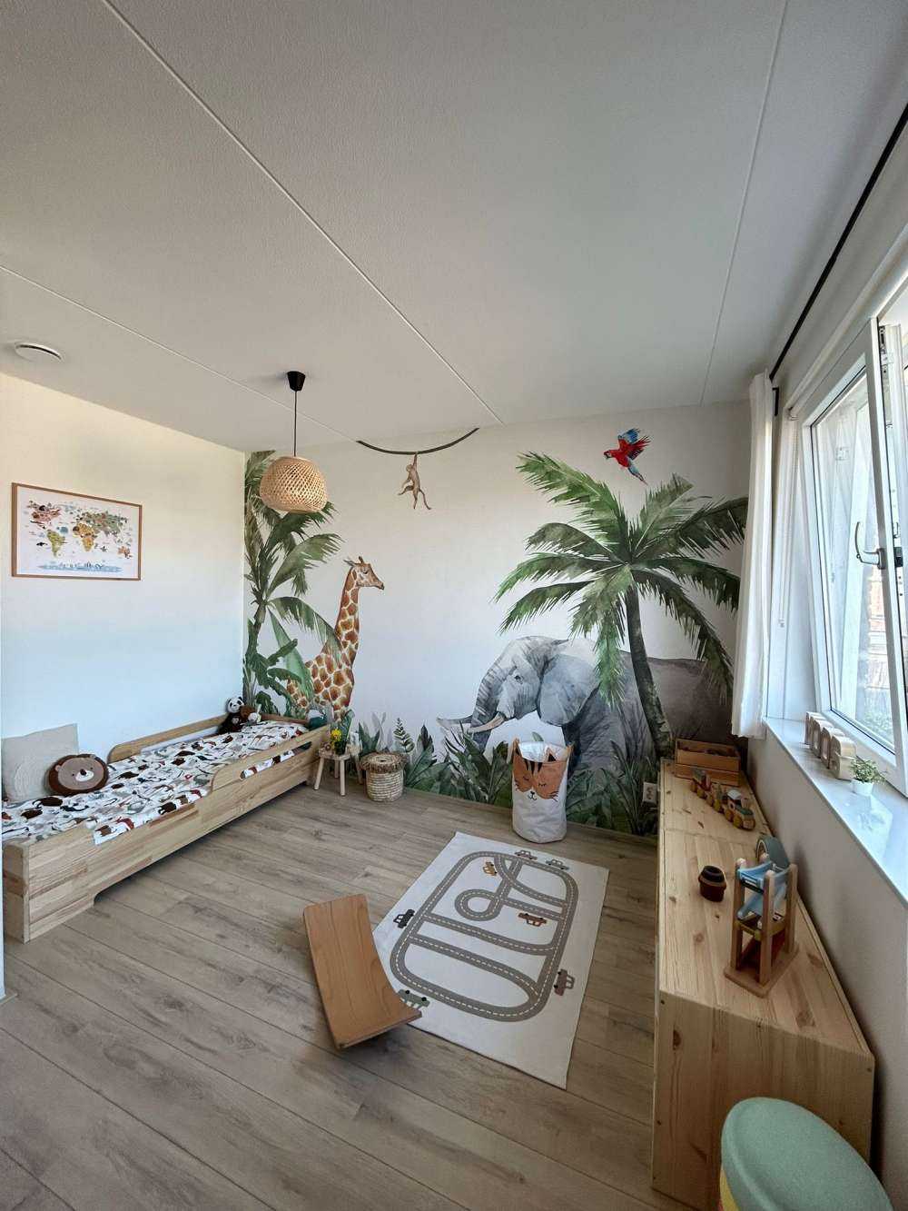 Kleurrijke jungle dieren