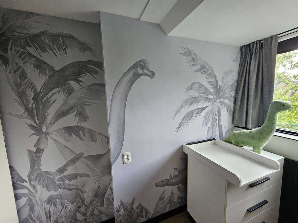 Dinosaurussen in zwart-wit