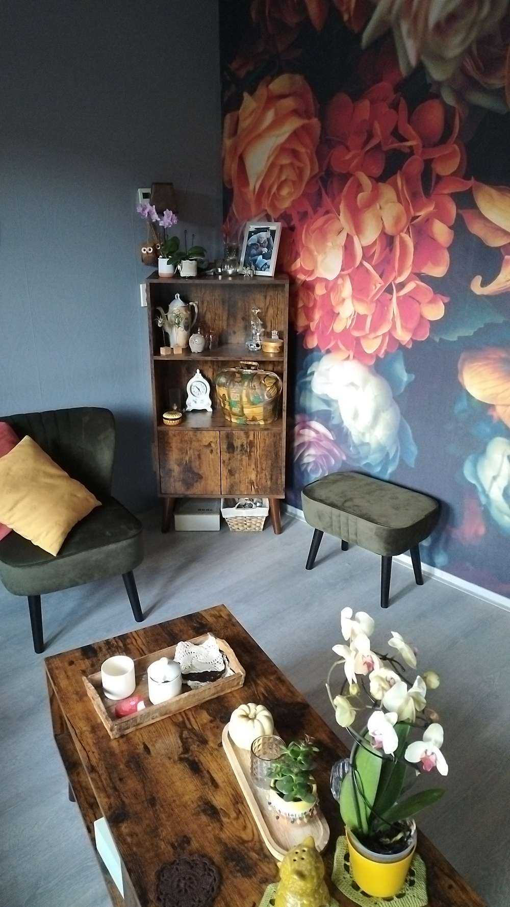 Vintage boeket rozen