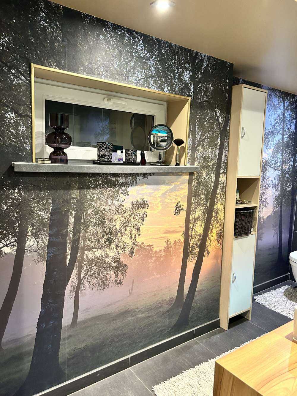 Zonsopgang bij de berken