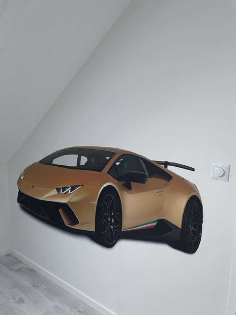 Lamborghini Huracán - Rechter voorkant wit