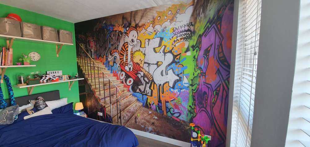 Graffiti met trap