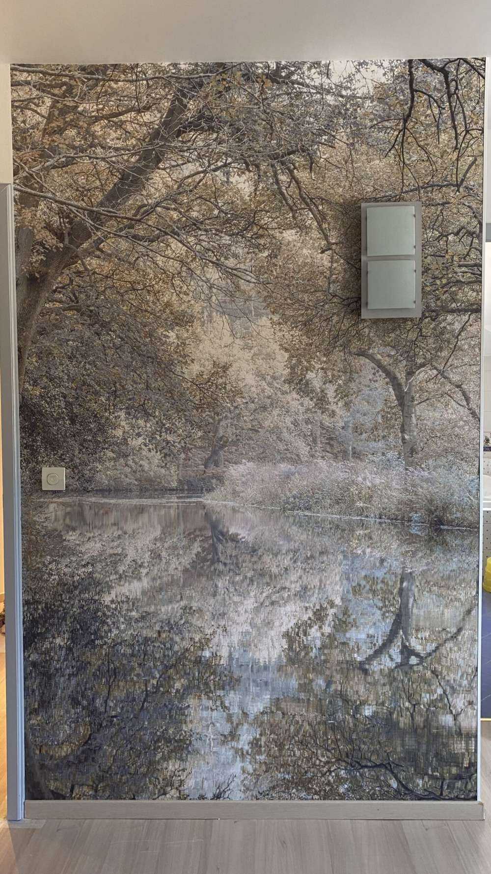 Kanaal in het bos