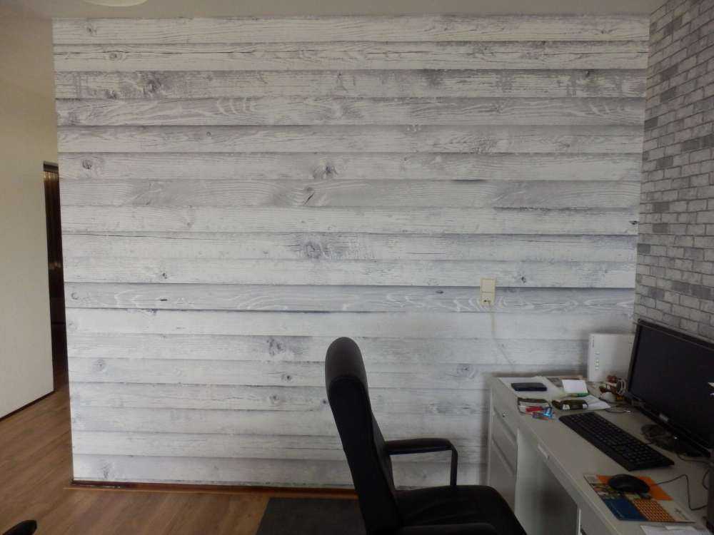 Whitewash hout horizontaal