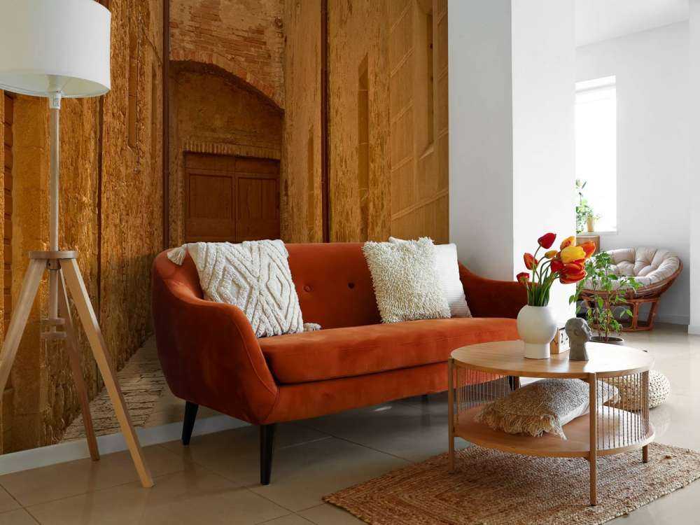 Italiaans straatje met lantaarn