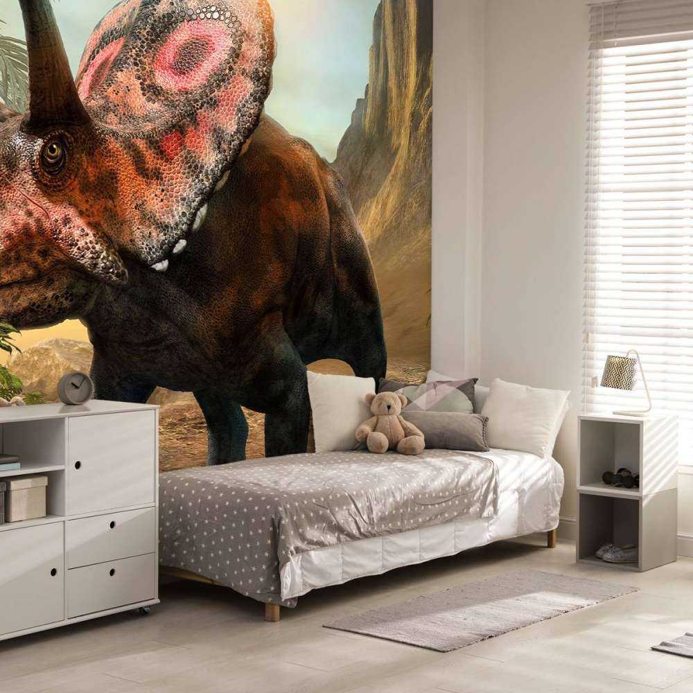 Torosaurus in het bos