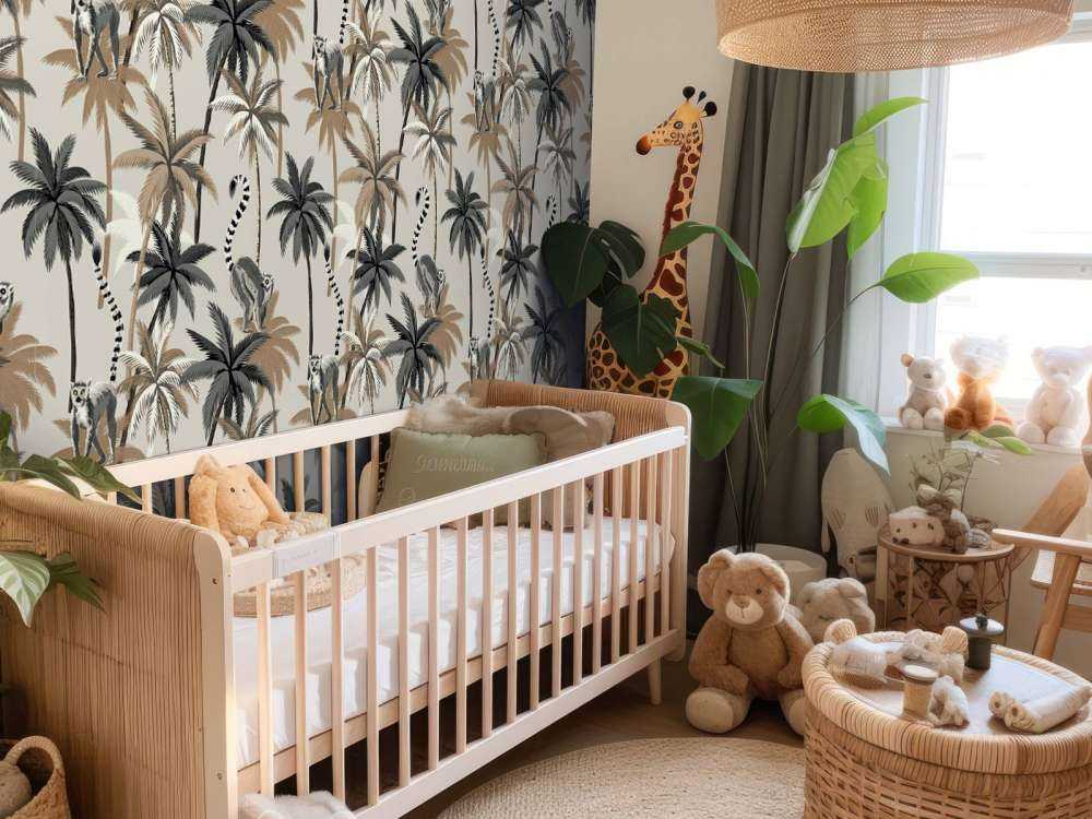 Ringstaartmaki's in de bomen