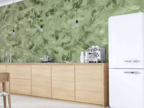 Groene bloemen structuur