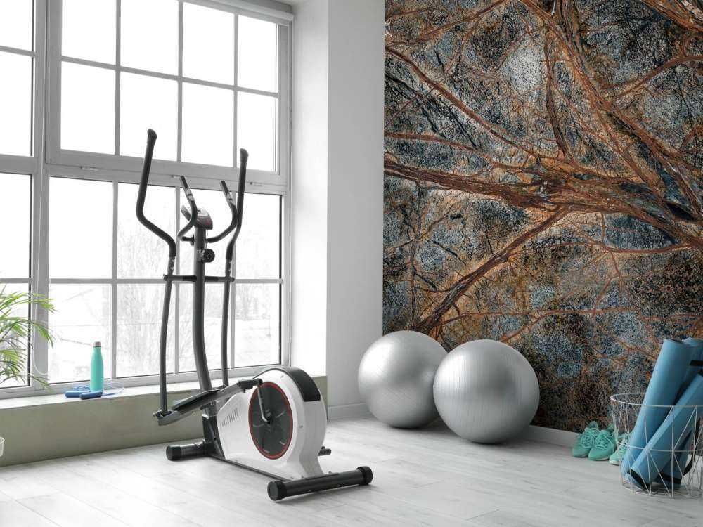 Grijs marmer met gedetailleerde ader structuur