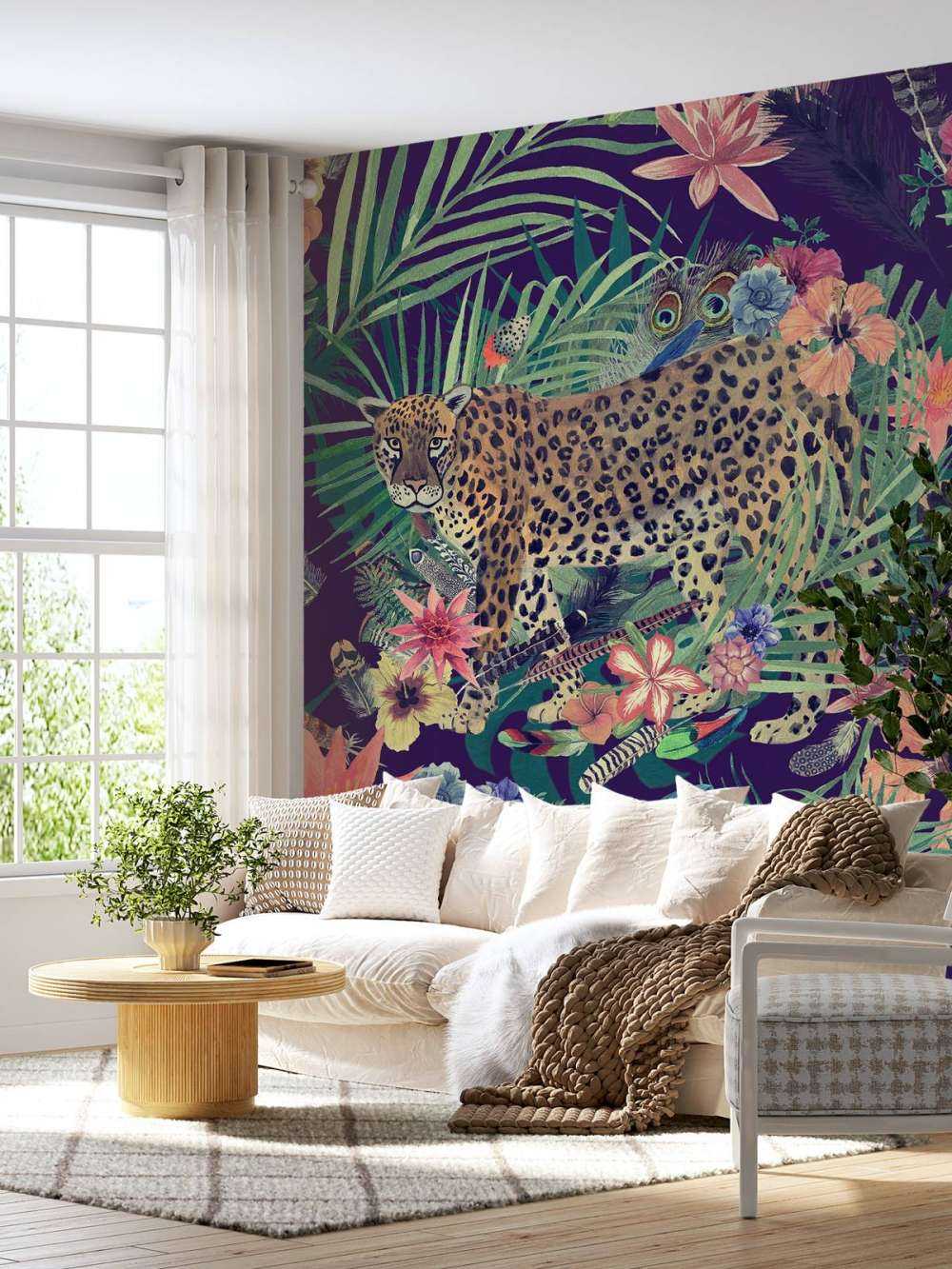 Jungle print met luipaarden