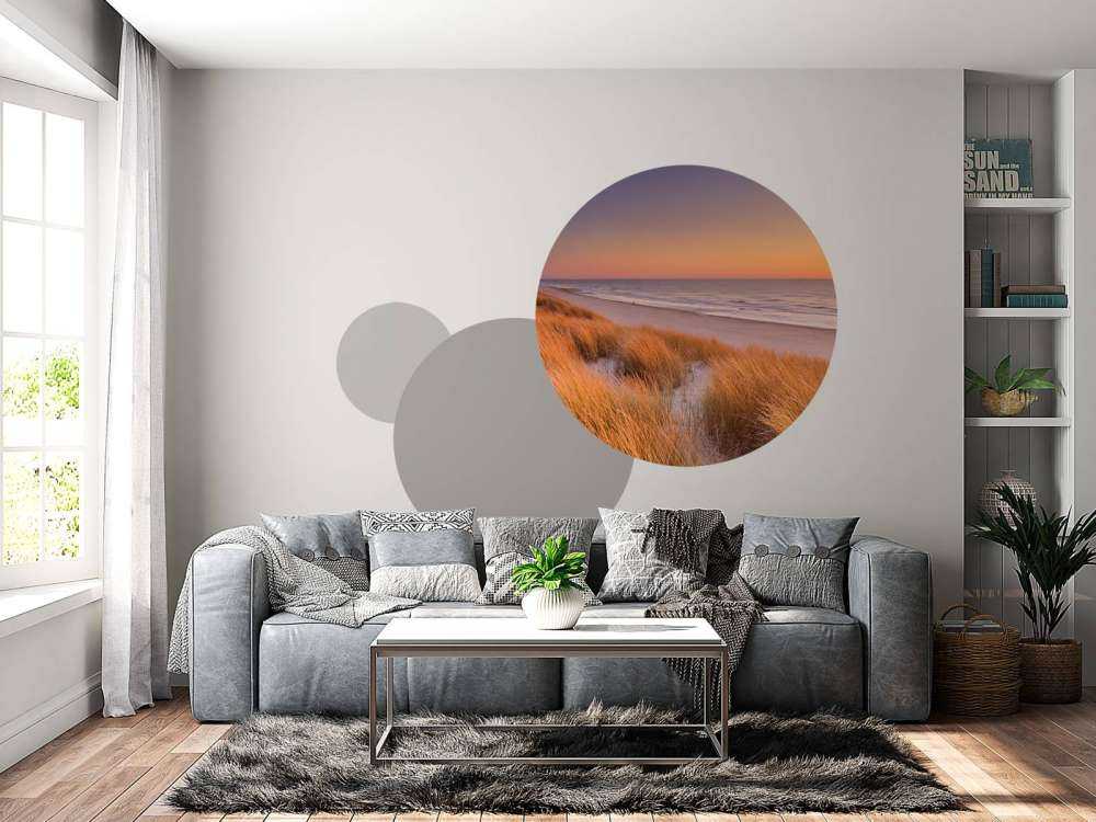 Zonsondergang op de duinen