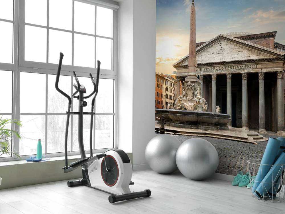 Pantheon in Rome bij zonsondergang