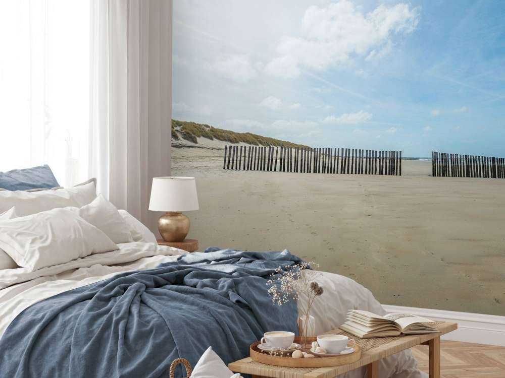 Paalhoofden bij het strand